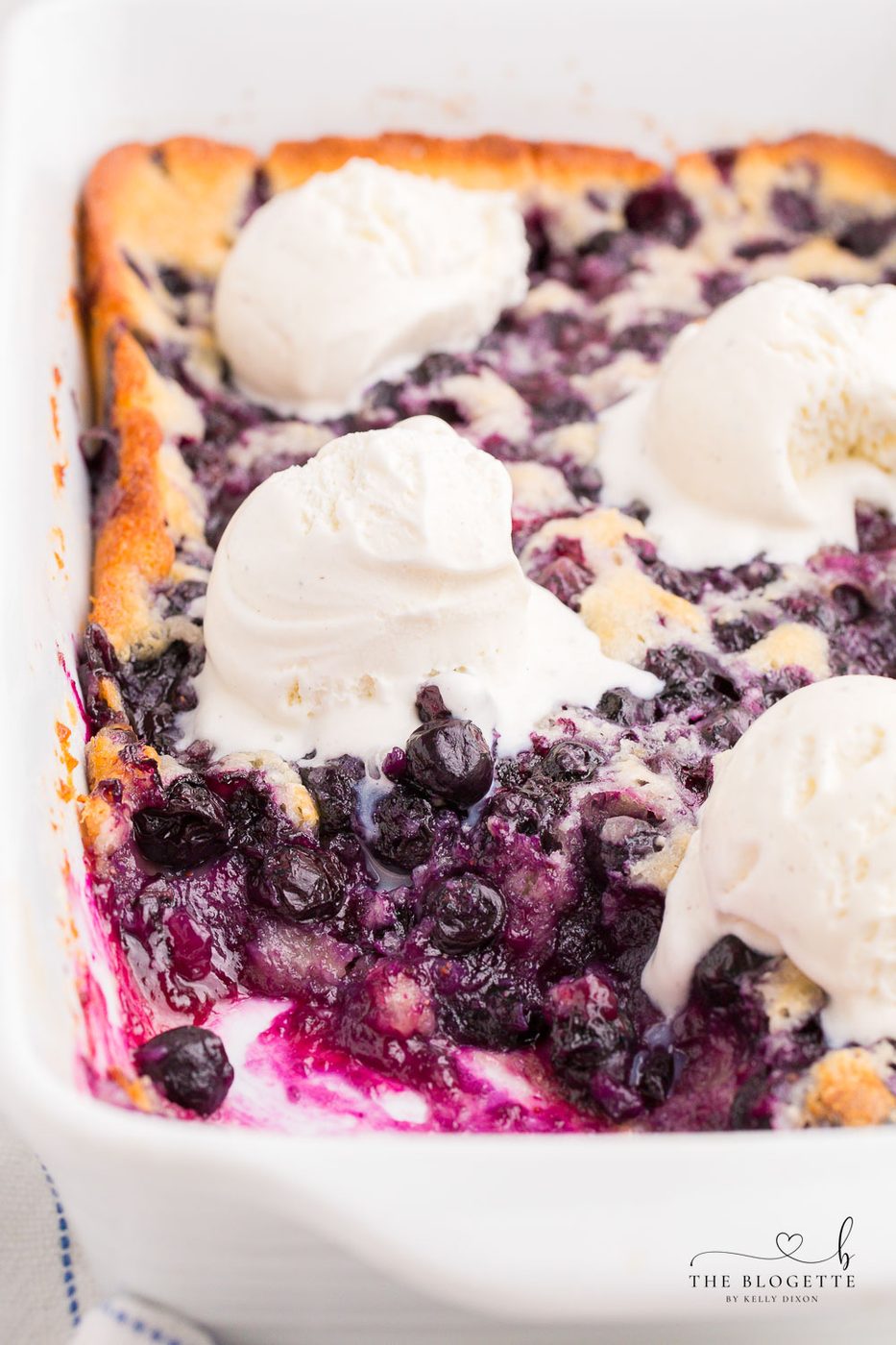 Home-style Blueberry Cobbler