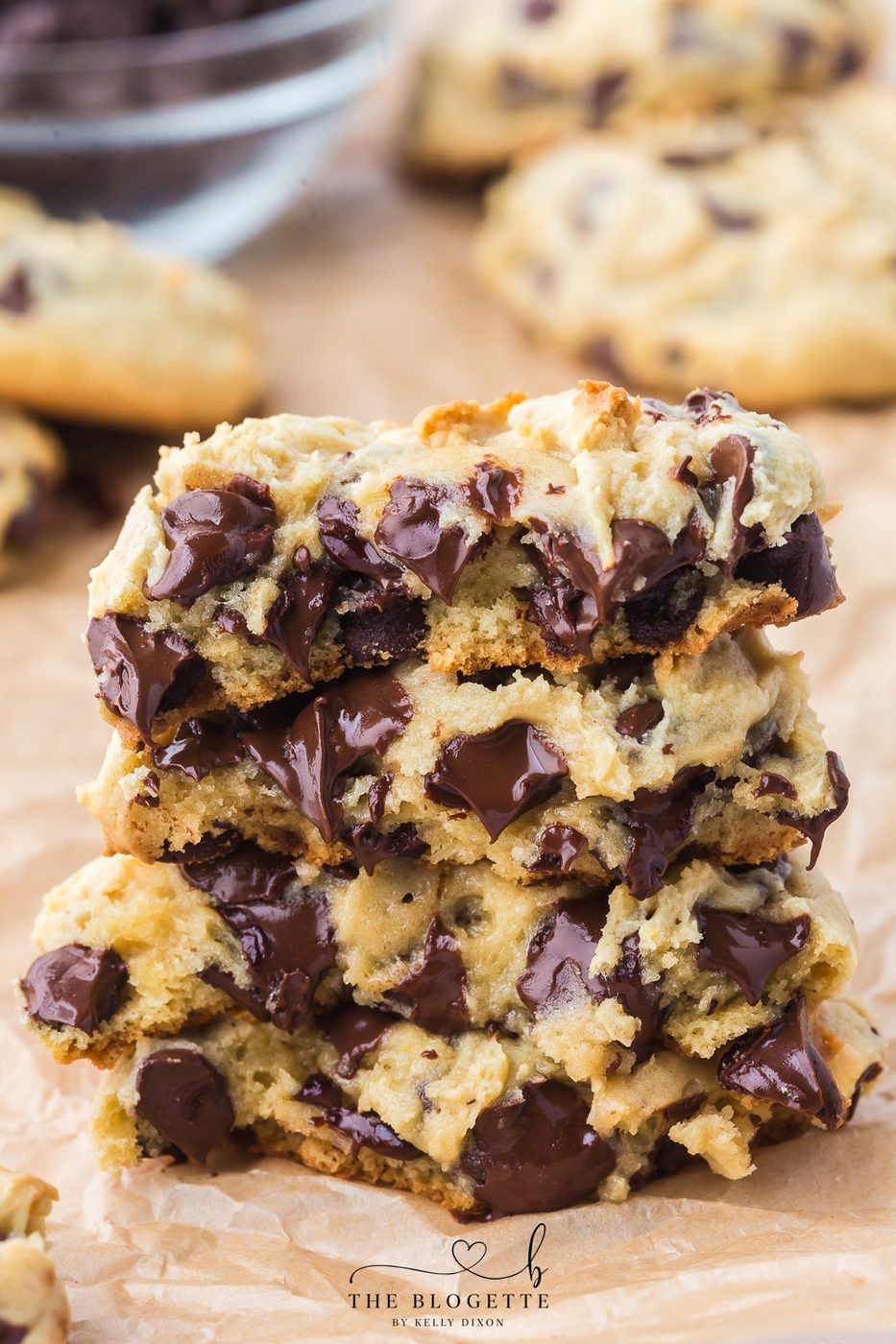 From-scratch Cream Cheese Chocolate Chip Cookies