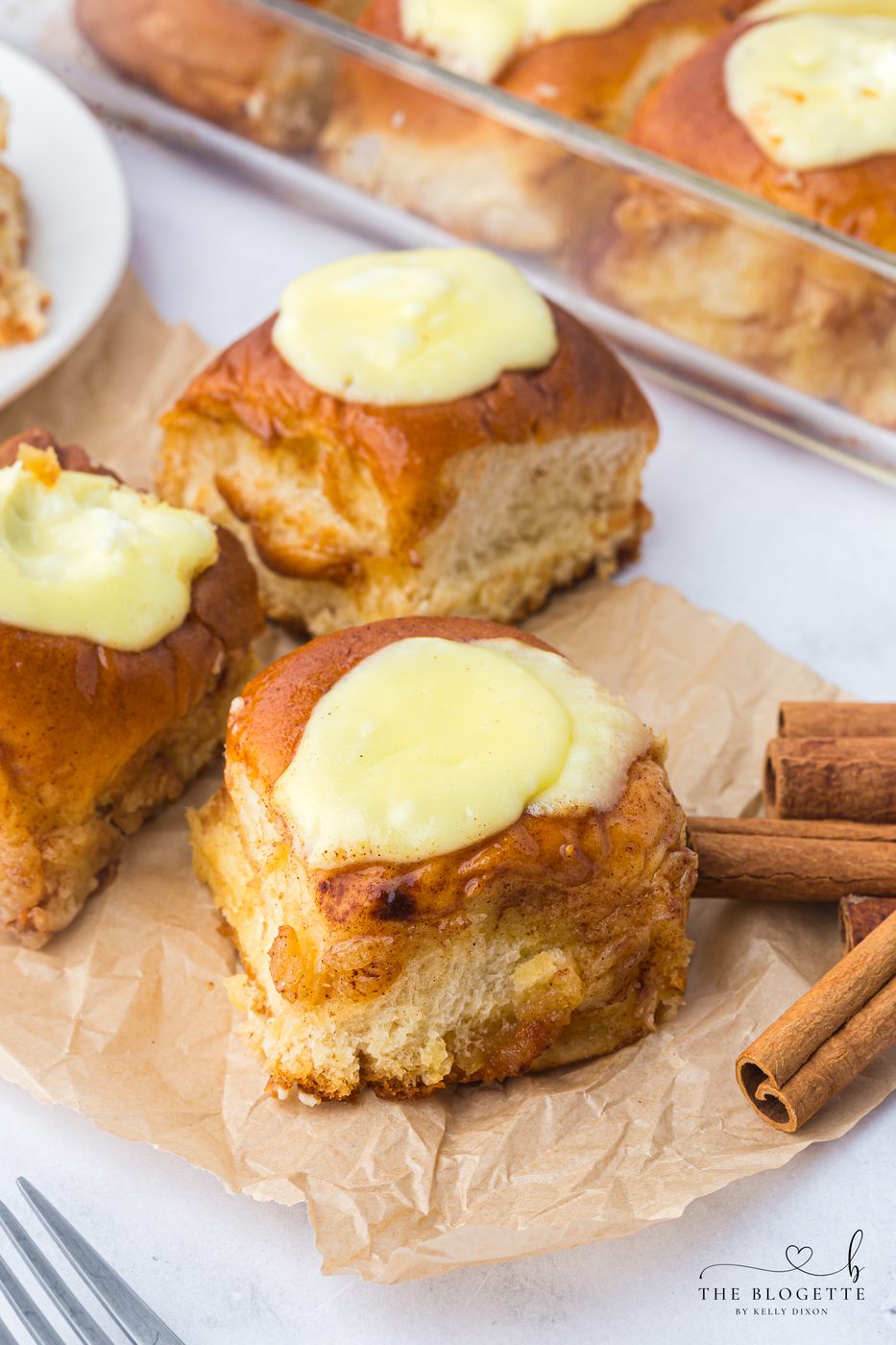 From-scratch Hawaiian Cream Cheese Cinnamon Rolls
