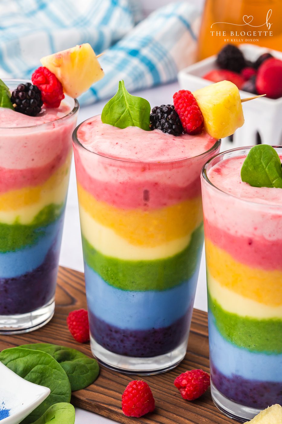 Rainbow Smoothie at home