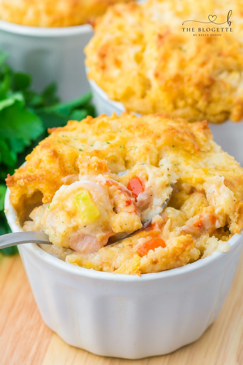 Seafood Pot Pie at home